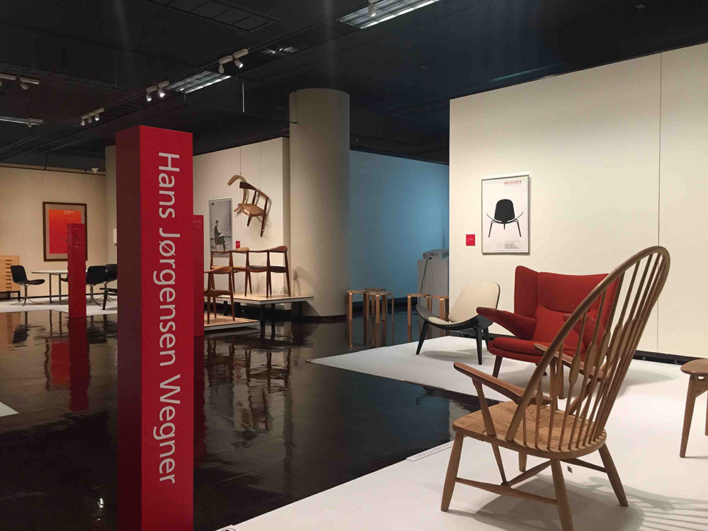 北海道立旭川美術館で開催された「デンマーク・デザインの魅力 織田コレクションと旭川」