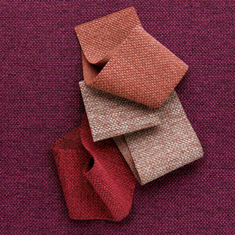 人気No.1のマルチパーパステキスタイル「Digi Tweed」は、24色展開と豊富なカラーバリエーション。風合いある豊かなテクスチュアでさまざまなテーストにコーディネートしやすい。幅1370㎜　価格：10,900円/m（上代価格）